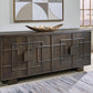 Cato - Dark Brown - Accent Cabinet