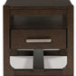 Breckington - Square End Table - Dark Brown