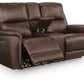 Bleckley - Power Reclining Loveseat With Console / Adjustable Headrest