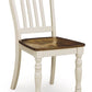 Wirloni - Dining Room Side Chair (Set of 2) - Antique White / Brown - Fraser Furniture & Mattresses