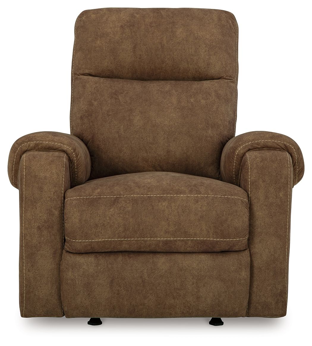 Edenwold - Brindle - Rocker Recliner - Faux Leather