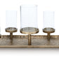 Wallmond - Candle Holder - Antique Brass Finish