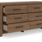 Broachmyn - Six Drawer Dresser - Fraser Furniture & Mattresses