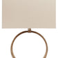 Mahala - Metal Table Lamp  - Antique Gold Finish - Fraser Furniture & Mattresses