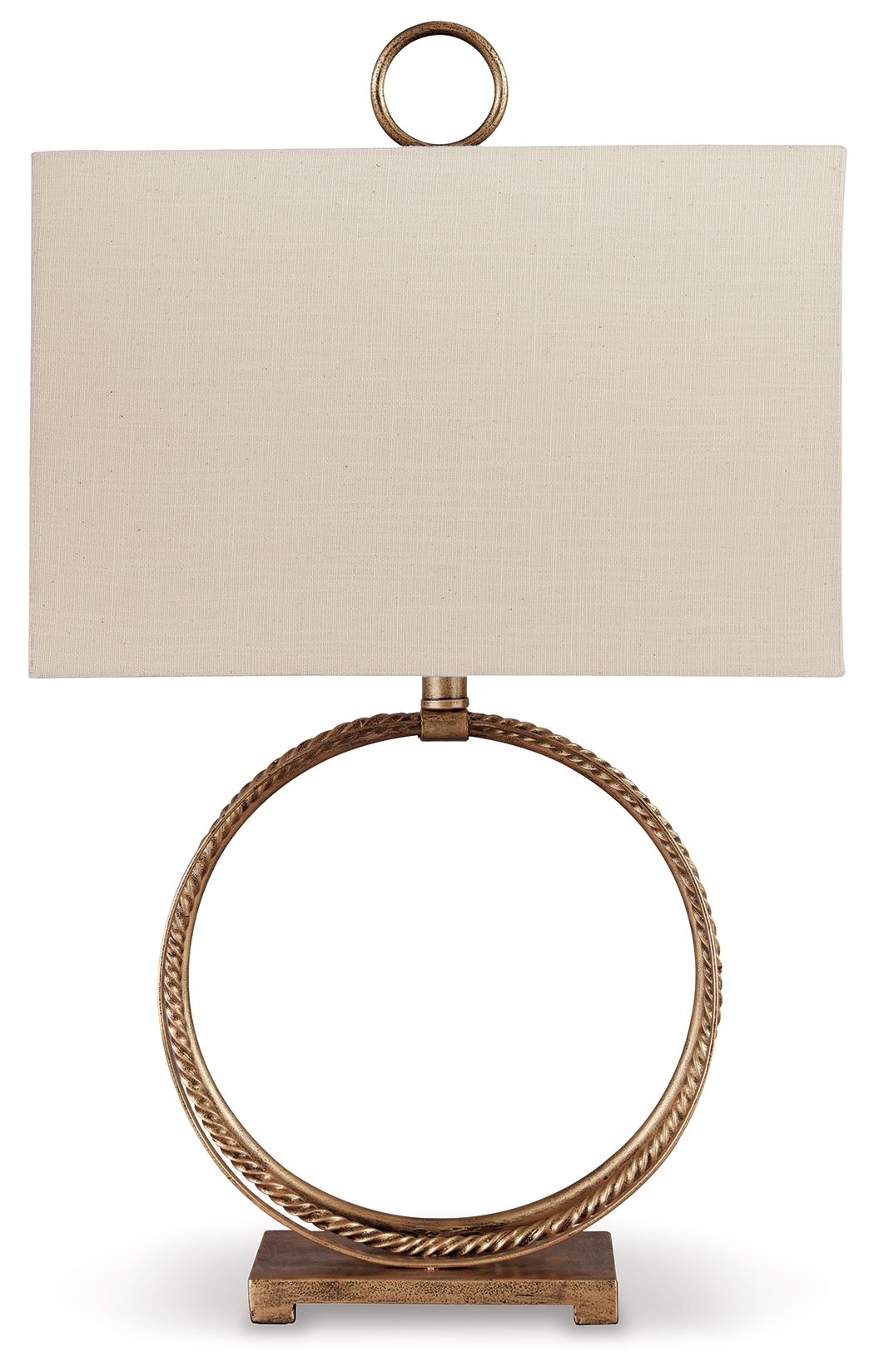 Mahala - Metal Table Lamp  - Antique Gold Finish - Fraser Furniture & Mattresses