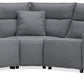 Modmax II - Reclining Sectional - Salt And Pepper