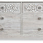 Paxberry - Six Drawer Dresser - Weatherworn - Whitewash