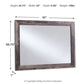 Derekson - Bedroom Mirror - Multi Gray