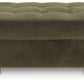 Caspian-Town - Olive - Oversized Accent Ottoman