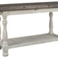 Havalance - Gray / White - Flip Top Sofa Table