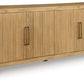 Niam - Light Antique Beige - Accent Cabinet
