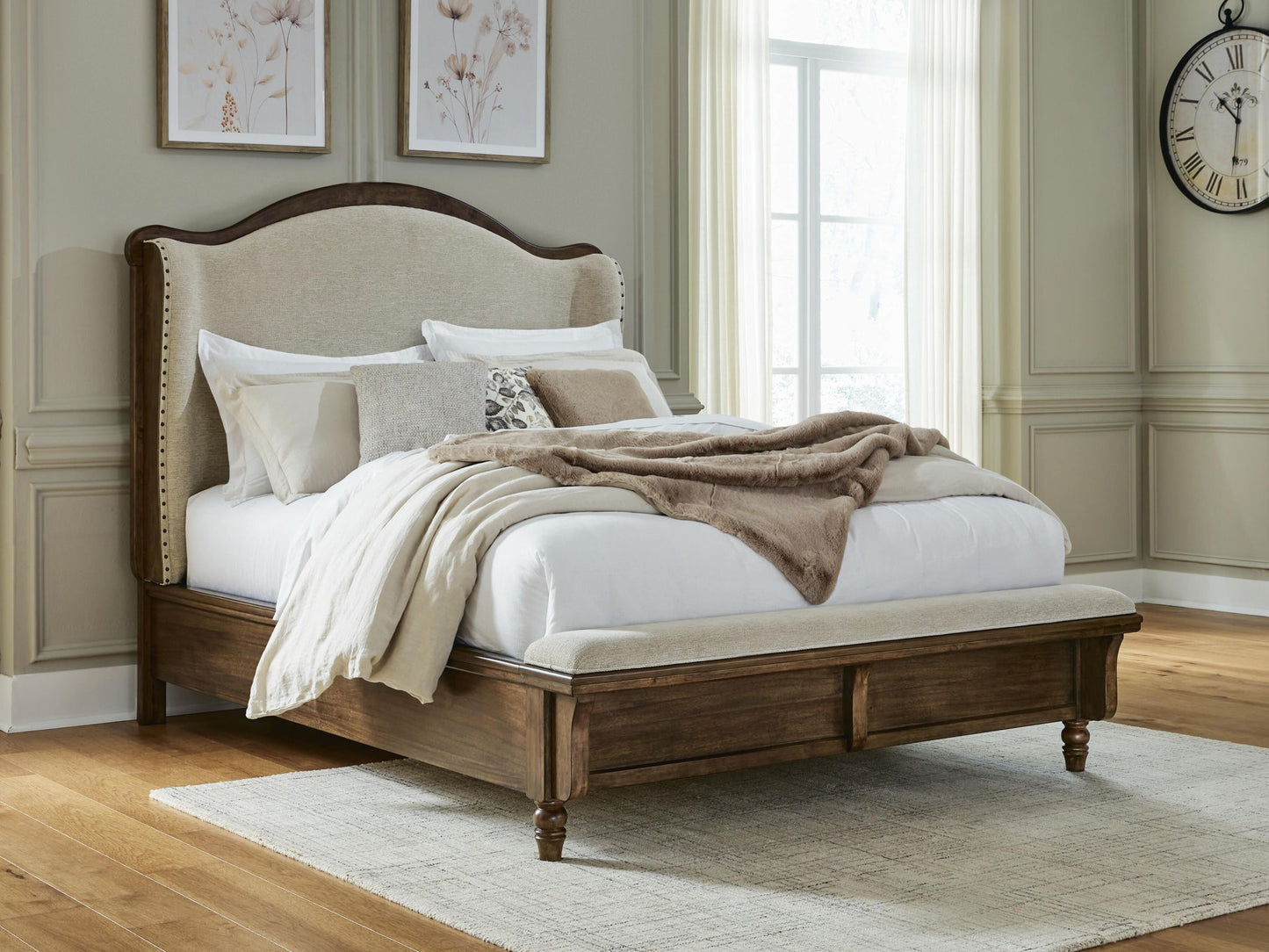 Sturlayne - Upholstered Panel Bed - Fraser Furniture & Mattresses