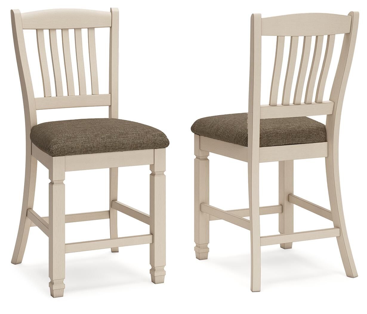 Bolanburg - Upholstered Barstool (Set of 2) - Beige - Fraser Furniture & Mattresses
