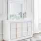 Chalanna - White - Dresser And Mirror