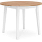 Gesthaven - Round Dining Room Drop Leaf Table