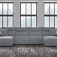 Modmax II - Reclining Sectional - Salt And Pepper