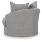 UrbanCrest - Swivel Accent Chair - Pewter