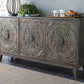 Fair - Dark Brown - Accent Cabinet