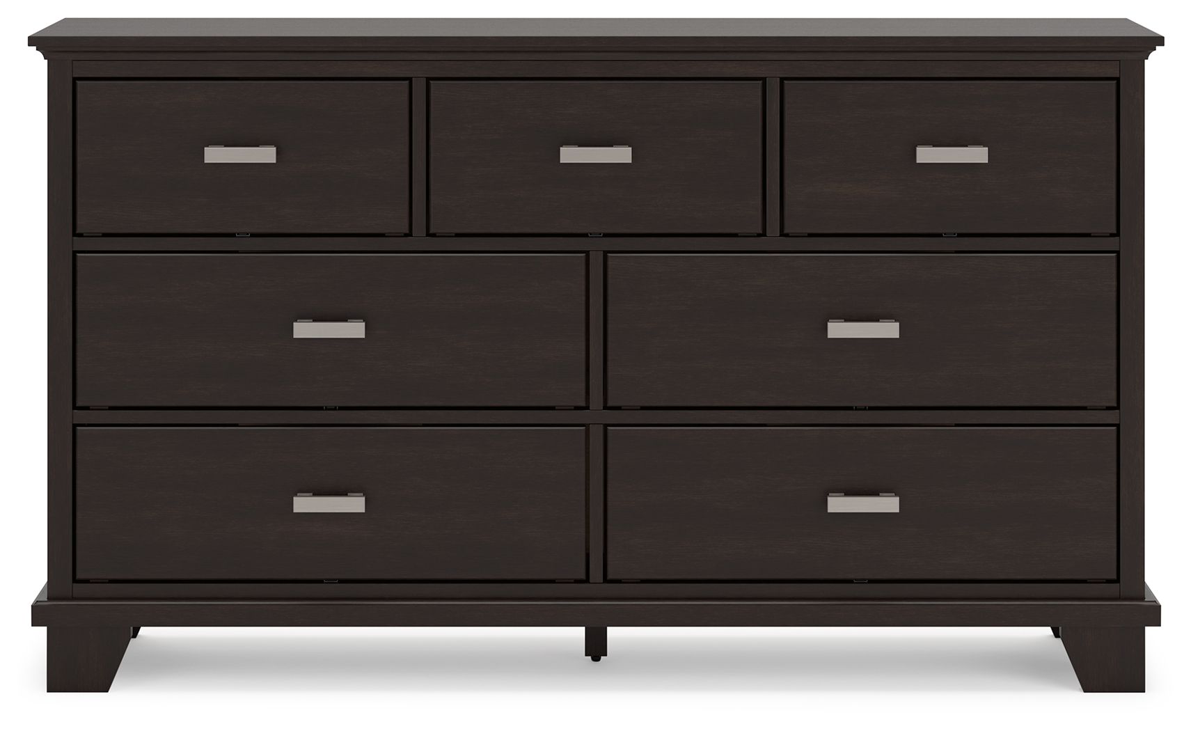 Covetown - Dresser - Dark Brown - Fraser Furniture & Mattresses