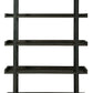 Kevmart - Grayish Brown / Black - Bookcase