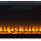 Entertainment - Black - Wide Fireplace Insert