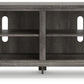 Arlenbry - Gray - Medium Corner TV Stand