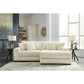 LINDYN 2 PIECE SECTIONAL WITH CHAISE- IVORY