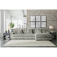 LINDYN 3 PIECE SECTIONAL WITH CHAISE- FOG