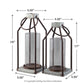 Diedrick - Gray / Black - Lantern Set (Set of 2)