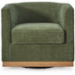 Jersonlow - Swivel Chair - Forest Green