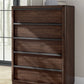 Dilenno - Dark Brown - Five Drawer Chest