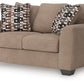 Triston-Peaks - Suede - Loveseat