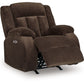 Free Wake - Power Rocker Recliner - Chocolate