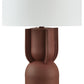 Rowandale - Brick Red - Metal Table Lamp