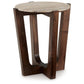 Tanidore - Warm Brown - Round End Table