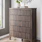 Pamytta - Five Drawer Wide Chest - Brown