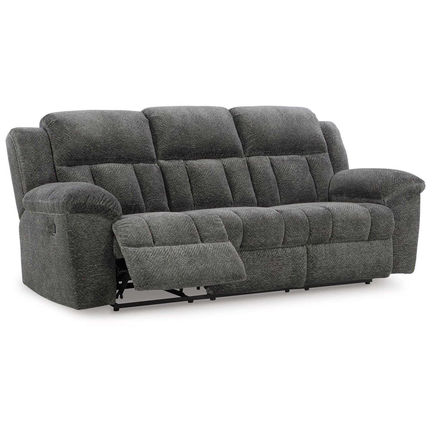 Frohn - Graphite - Reclining Sofa - Fabric