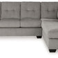 Lanelly - Alloy - 2-Piece Sectional With Raf Corner Chaise
