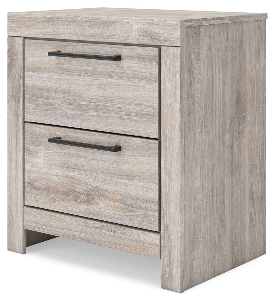 Broachmyn - Two Drawer Night Stand - Fraser Furniture & Mattresses