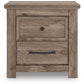 Rusticott - Two Drawer Night Stand - Brown