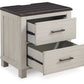 Darborn - Gray / Brown - Two Drawer Night Stand