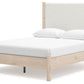 Cadmori - Upholstered Panel Bed