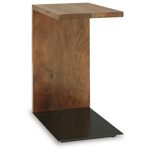 Wimshaw - Brown / Black - Accent Table