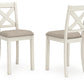 Robbinsdale - Upholstered Barstool (Set of 2) - Antique White - Fraser Furniture & Mattresses