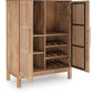 Pellamour - Bar Cabinet - Natural Brown