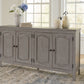 Charina - Antique Gray - Accent Cabinet