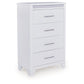 Jarlee - White - Four Drawer Chest
