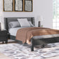 Danziar - Slat Panel Bed With Low Footboard