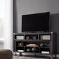 Todoe - LG TV Stand w/Fireplace Option - Gray - Fraser Furniture & Mattresses