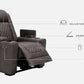 Hyllmont - Gray - Pwr Recliner/Adj Headrest